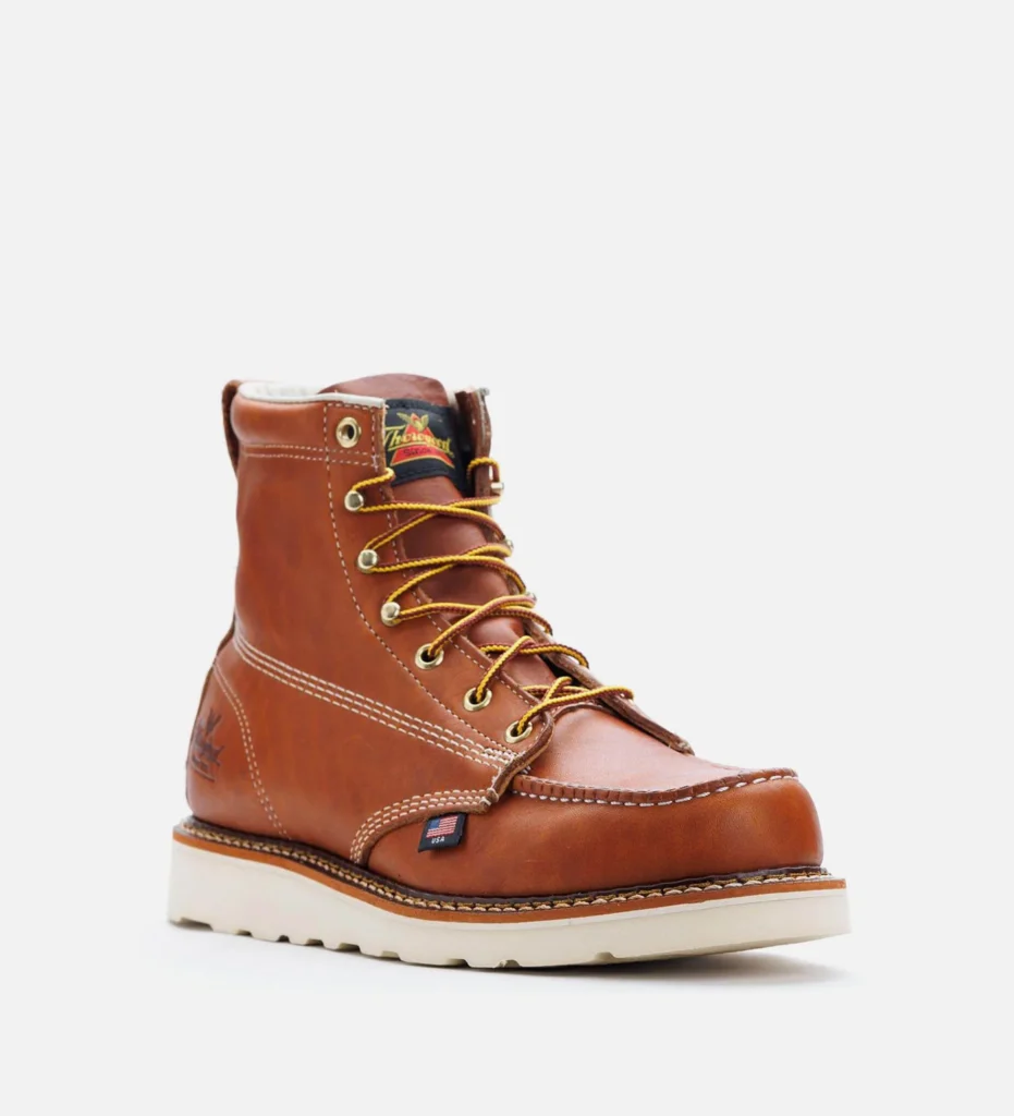 THOROGOOD AMERICAN HERITAGE 6" TOBACCO MOC TOE WORK BOOTS